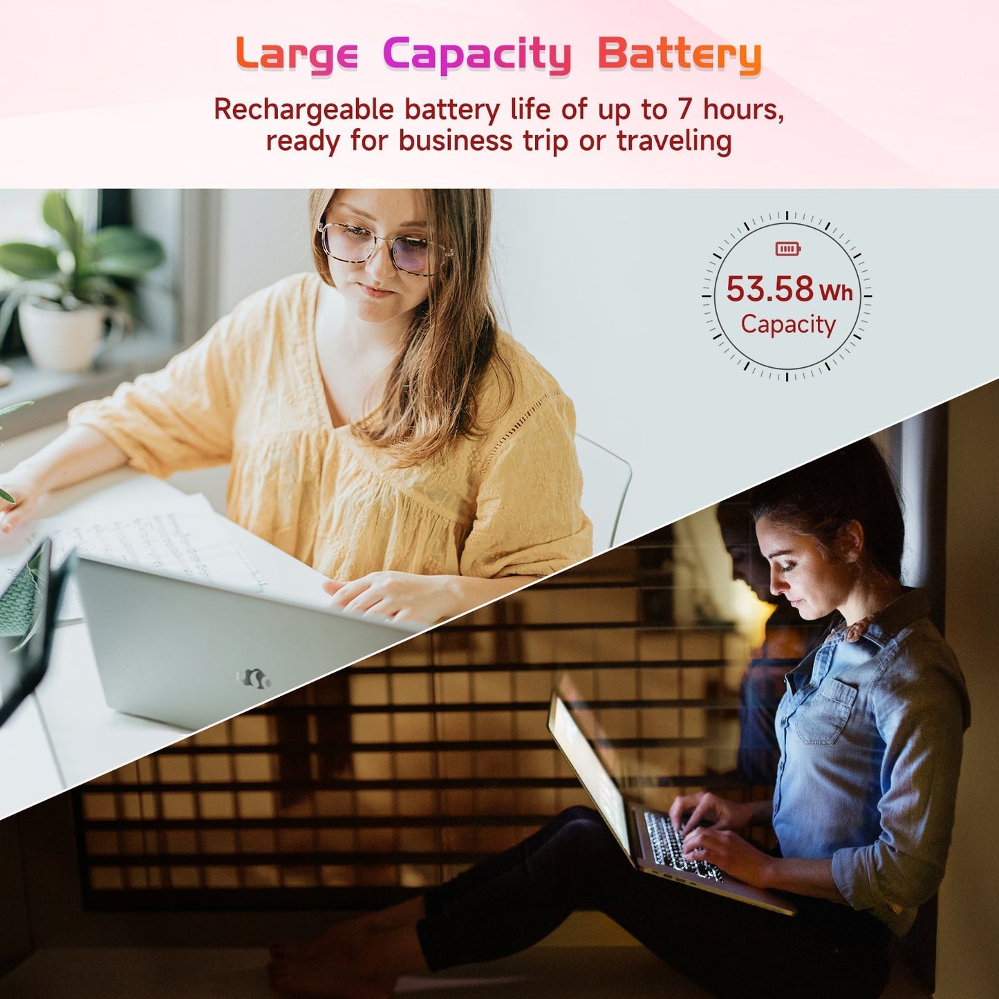 TEMELLSAN 17.3 FHD N171 I3-1215U Laptop for Student and Business-32GB-Rose Gold-1TB